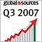 环球资源公布2007年第三季度业绩报告